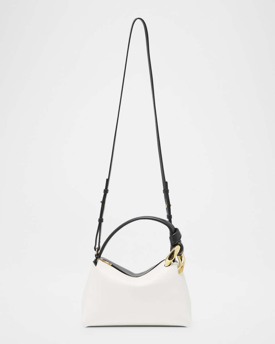The Corner Small Bicolor Leather Crossbody Bag
